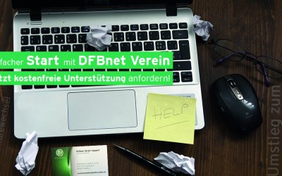 Service: Kostenfreie Unterstützung beim Start mit DFBnet Verein