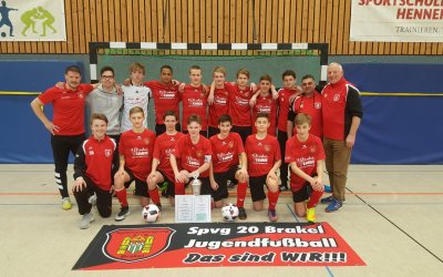 WDFV-Hallenmeisterschaften der C-Junioren: Brakel besiegt Fortuna Köln im Finale